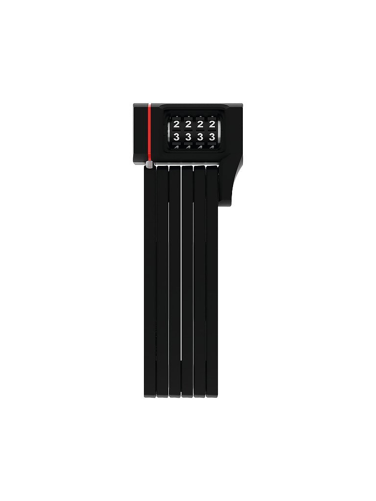 Abus ABUS Fahrrad Faltschloss uGrip BORDO 5700 Combo schwarz, schwarz