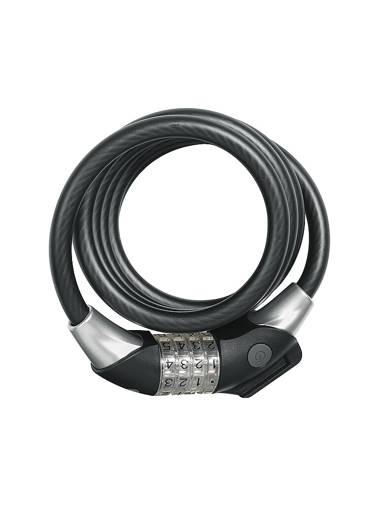 Abus ABUS Spiralkabelschloss Raydo Pro 1450/185 schwarz, schwarz