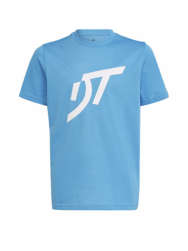 ADIDAS Jungen T-Shirt Thiem Logo Graphic blau | 140