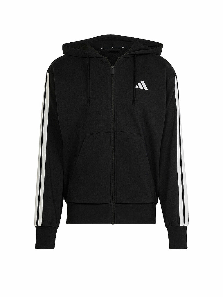 Adidas ADIDAS Herren Kapuzenjacke 3S FT FZ schwarz | S, schwarz