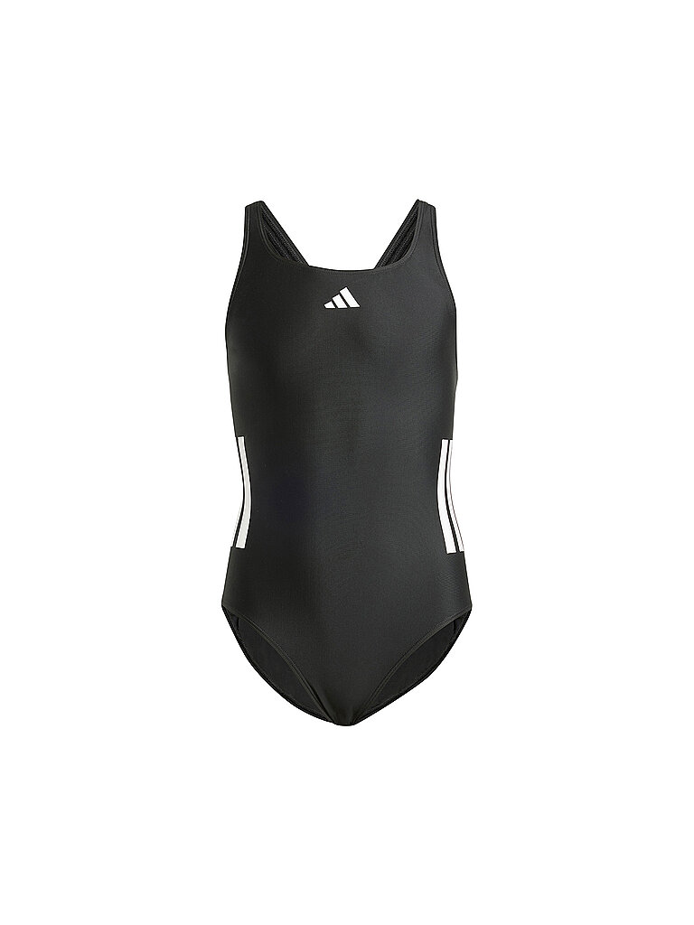 Adidas ADIDAS Mädchen Badeanzug 3S BLD schwarz | 152, schwarz