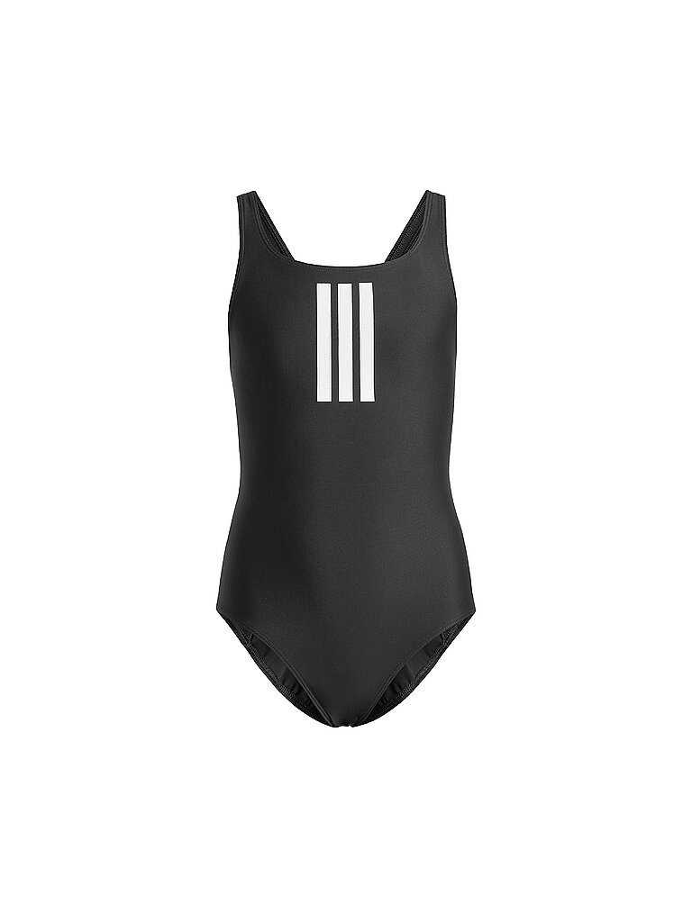 Adidas ADIDAS Mädchen Badeanzug 3S schwarz | 128, schwarz