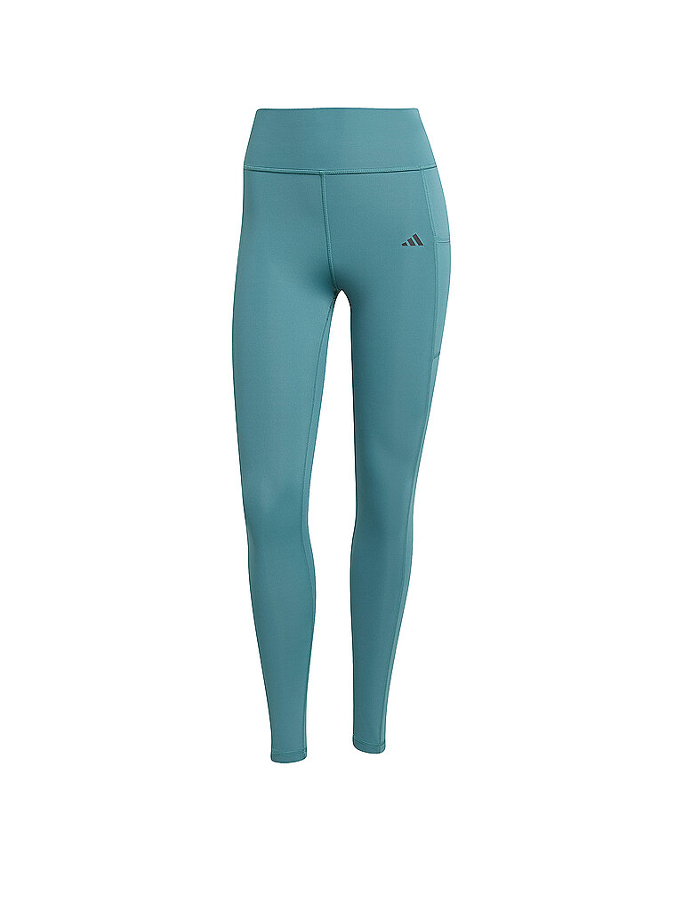 ADIDAS Damen Fitnesstight Optime Stash 7/8 petrol | S