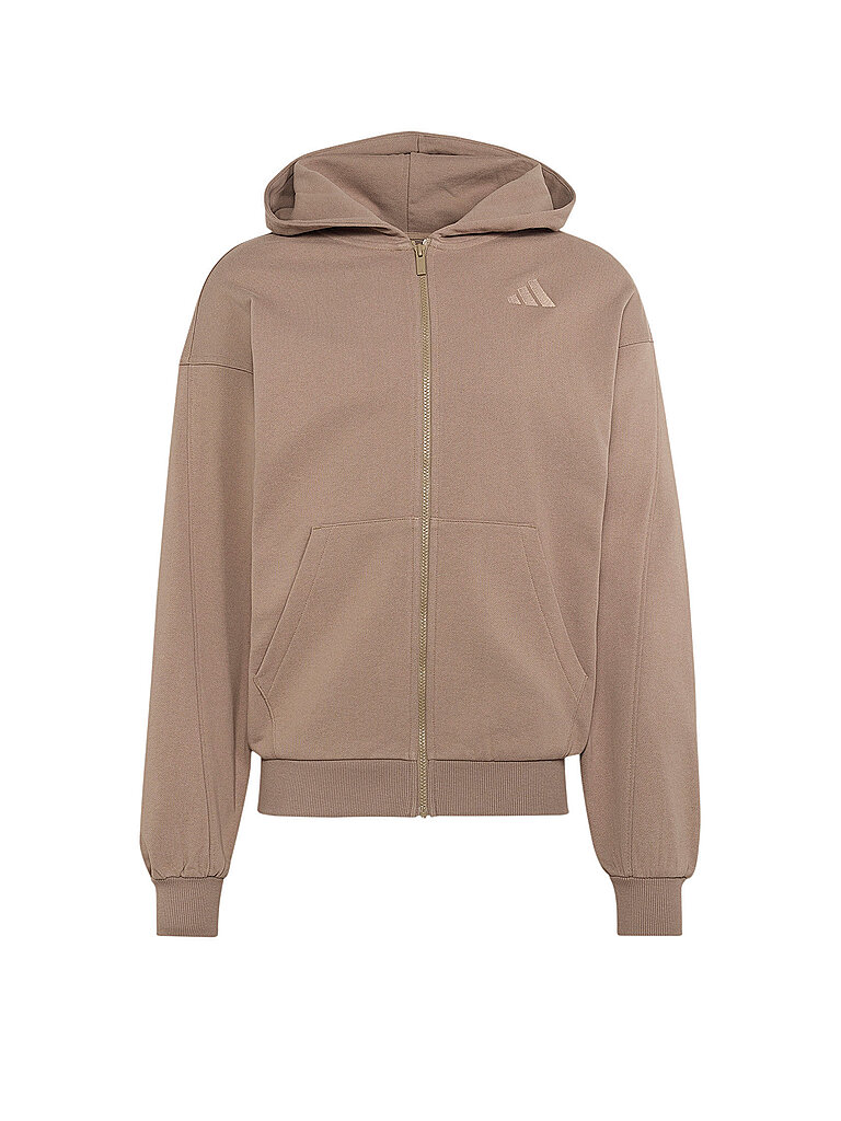Adidas ADIDAS Herren Kapuzenjacke Small Logo braun | S, braun