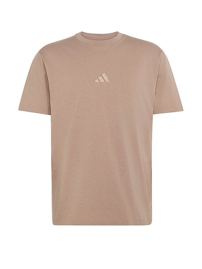 Adidas ADIDAS Heren T-Shirt Small Logo braun | S, braun
