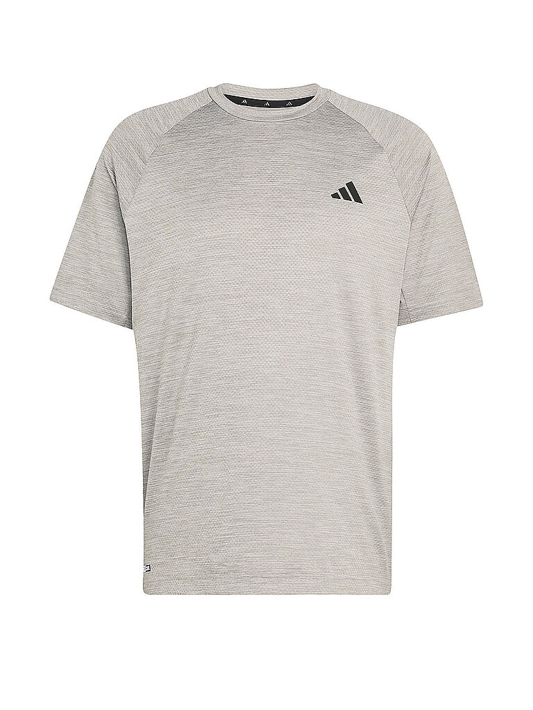 Adidas ADIDAS Herren Fitnessshirt Techess hellgrau | M, hellgrau