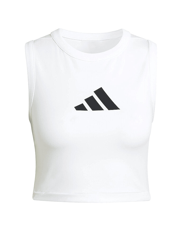 ADIDAS Damen T-Shirt Z.N.E. Cropped weiss | S