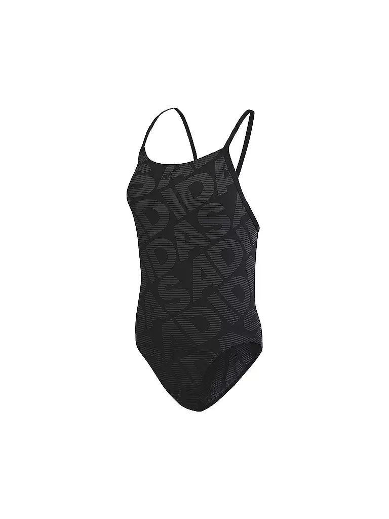 ADIDAS | Damen Badeanzug Allover Print | schwarz