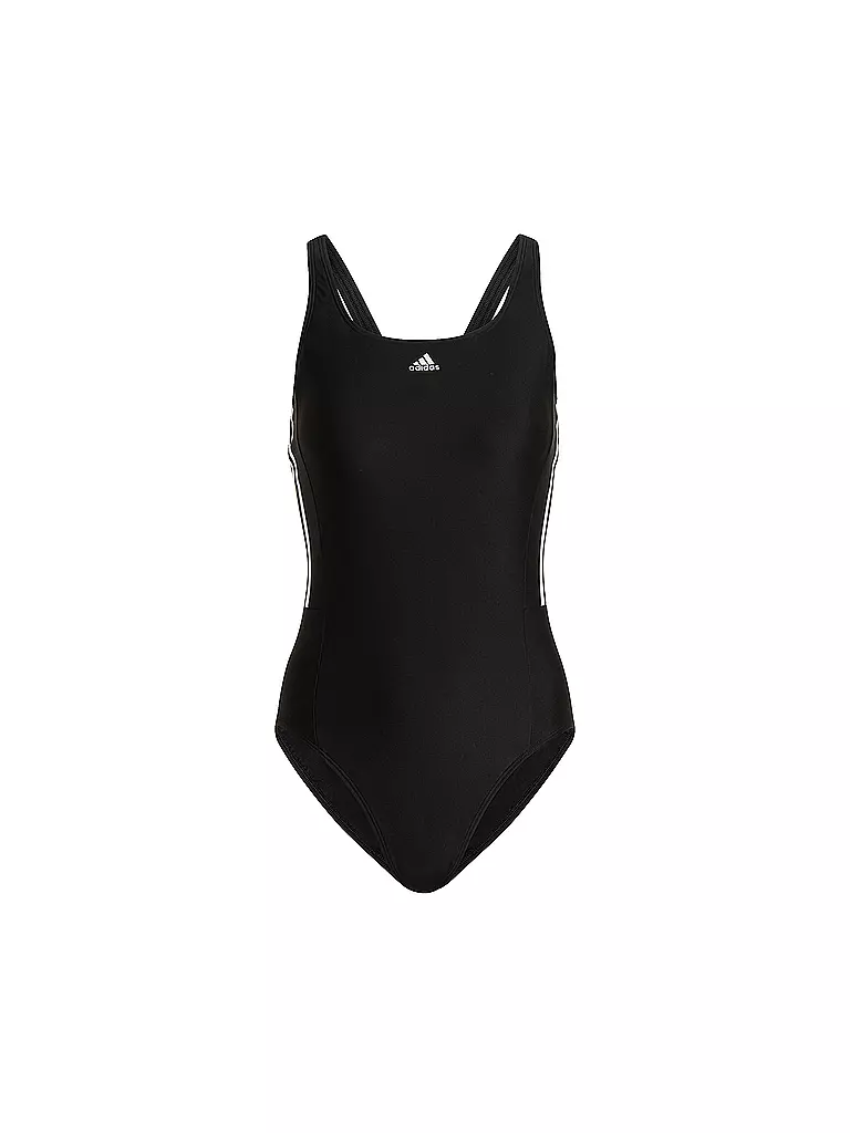 ADIDAS | Damen Badeanzug Mid 3-Streifen | schwarz