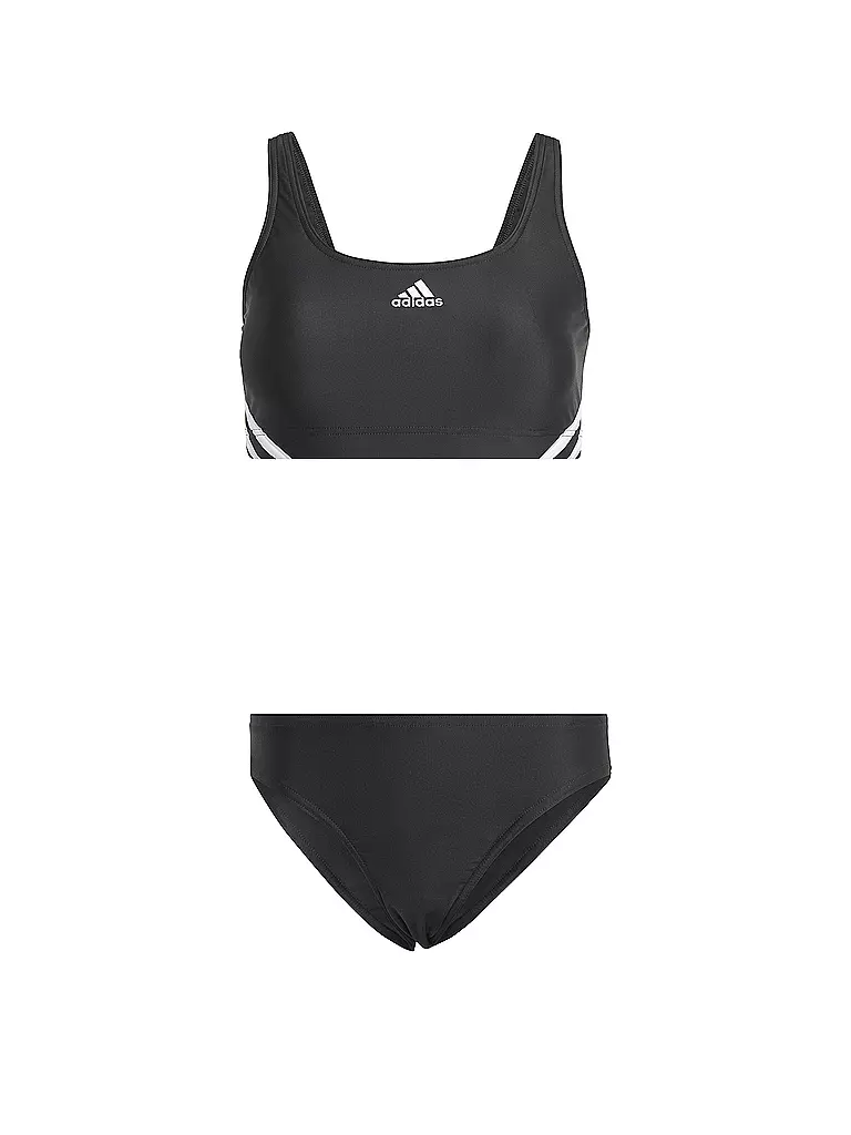 ADIDAS | Damen Bikini 3-Streifen | schwarz