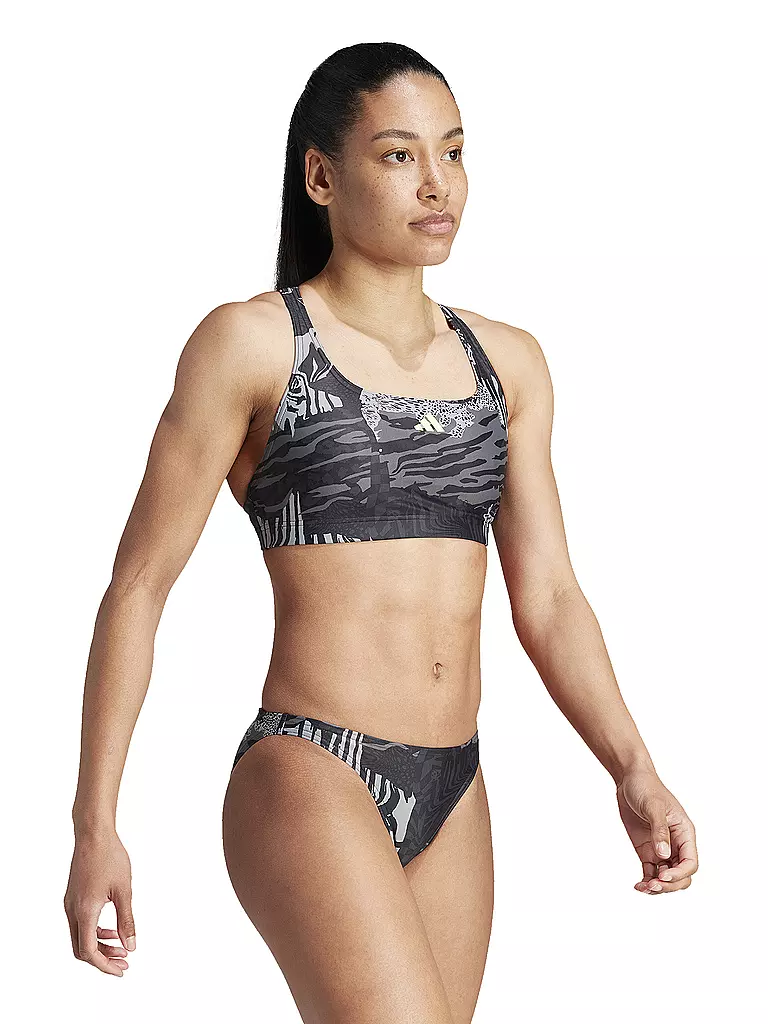 ADIDAS | Damen Bikini Allover Graphic | grau