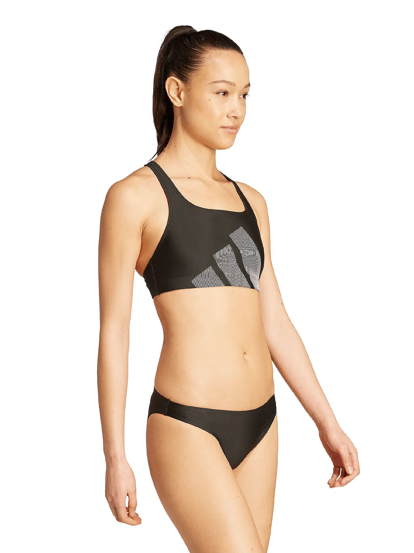 ADIDAS | Damen Bikini Big Bars | schwarz