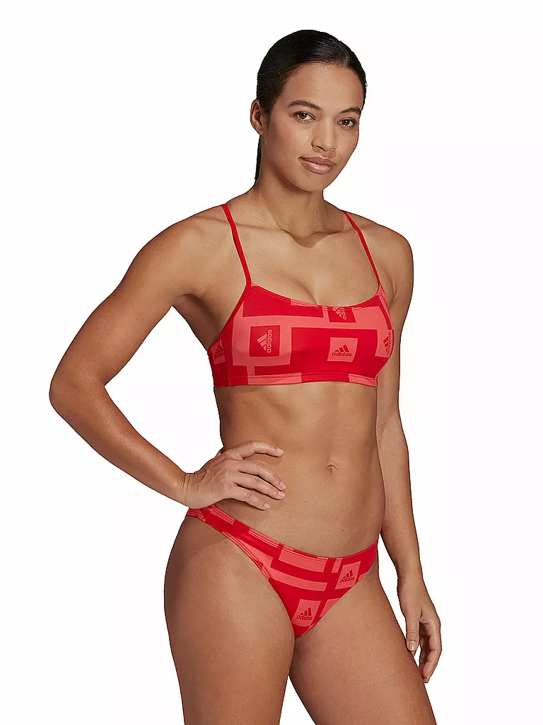 ADIDAS | Damen Bikini Logo | rot