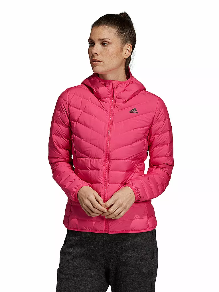 ADIDAS | Damen Daunenjacke Varilite 3-Streifen | pink