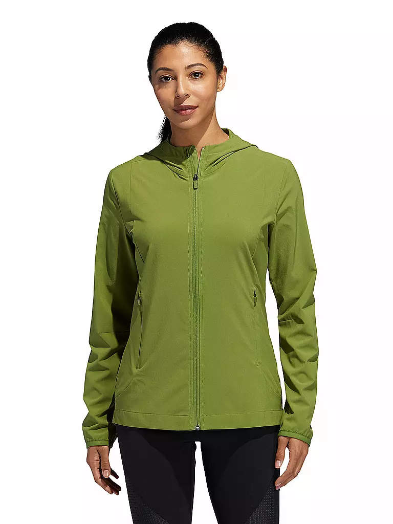 ADIDAS | Damen Fitness-Jacke Badge of Sport | grün