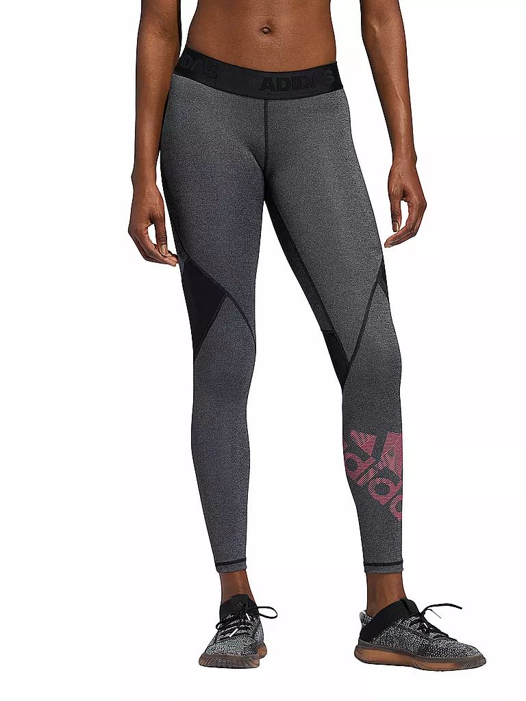 ADIDAS | Damen Fitness-Tight Alphaskin Badge of Sport | schwarz