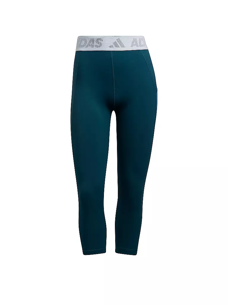 ADIDAS | Damen Fitnesscapri Techfit Bar 3/4 | blau