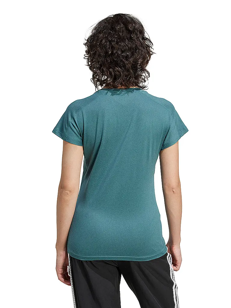 ADIDAS | Damen Fitnessshirt 	AEROREADY Train Essentials  | petrol