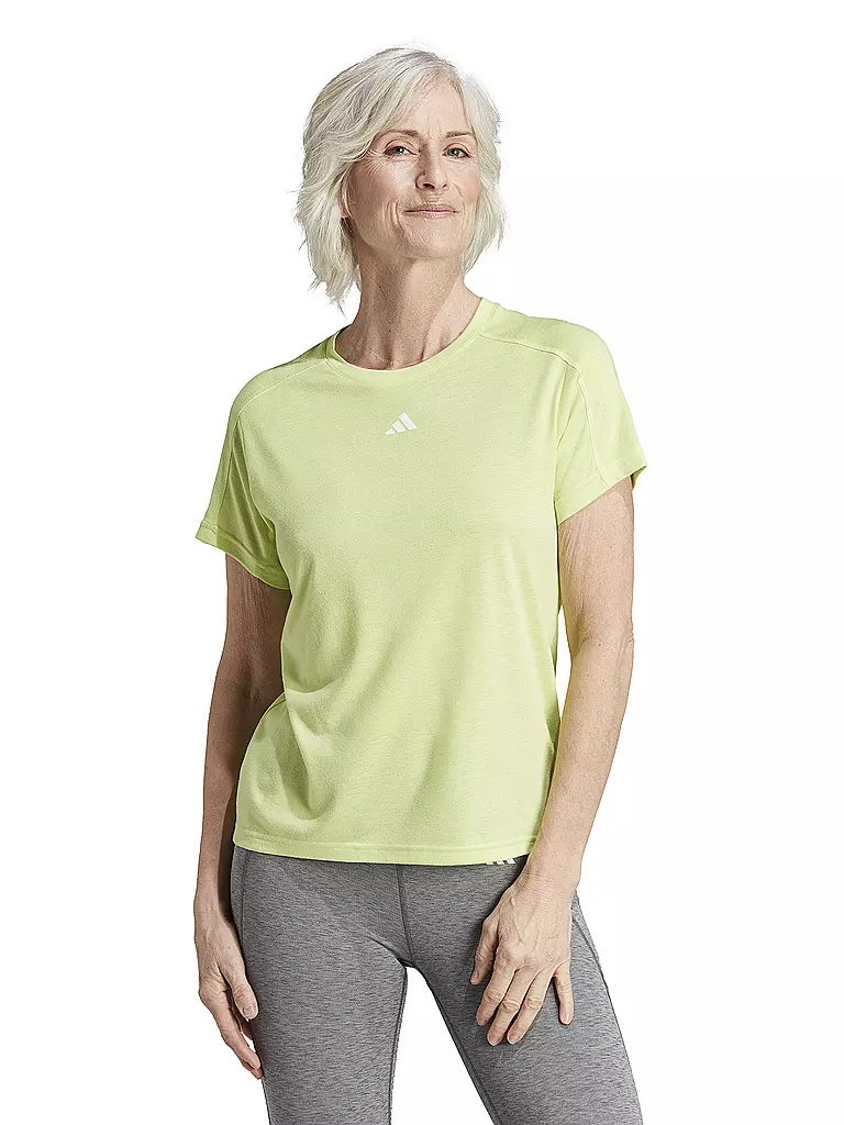 ADIDAS | Damen Fitnessshirt AEROREADY Train Essentials Minimal Branding | hellgrün