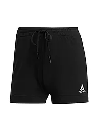 ADIDAS | Damen Fitnessshort Essentials Slim 3-Streifen | Schwarz
