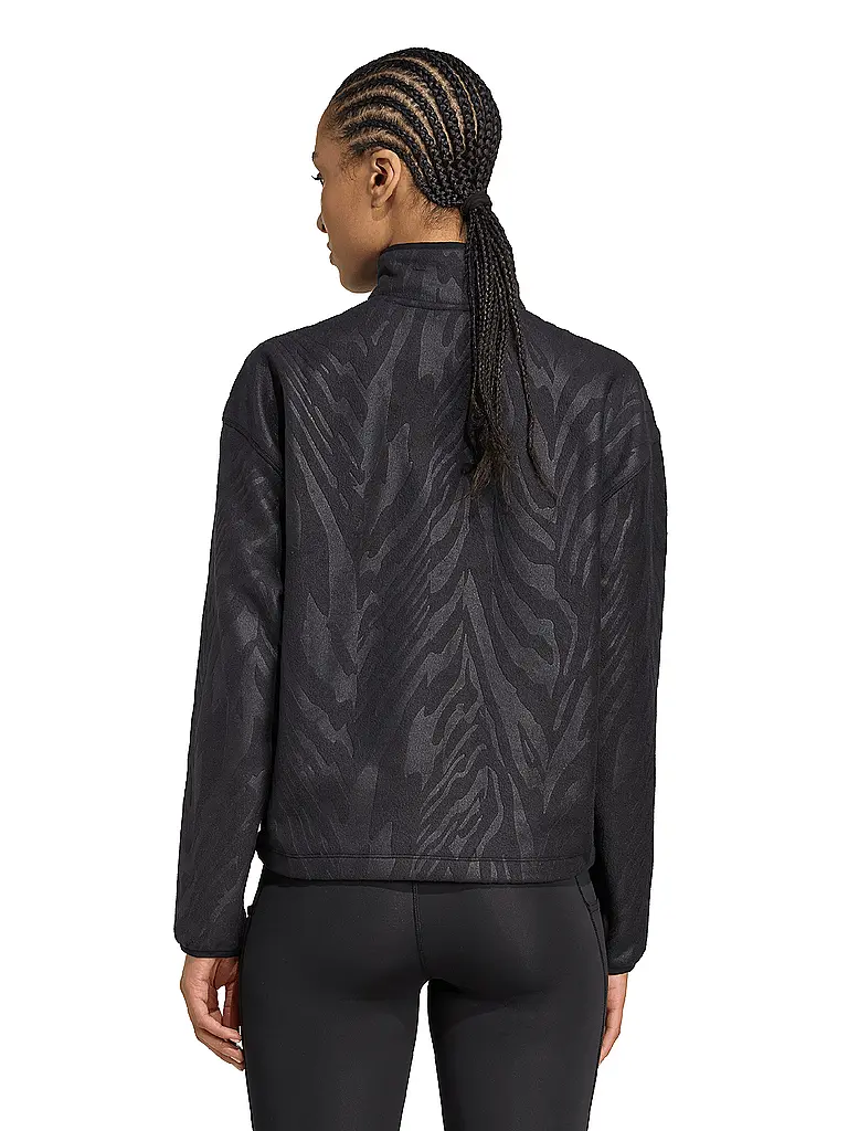 ADIDAS | Damen Fitnesssweater Polarfleece | schwarz