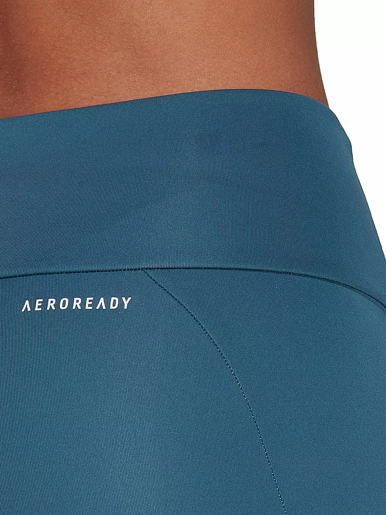ADIDAS | Damen Fitnesstight Designed To Move Big Logo | blau