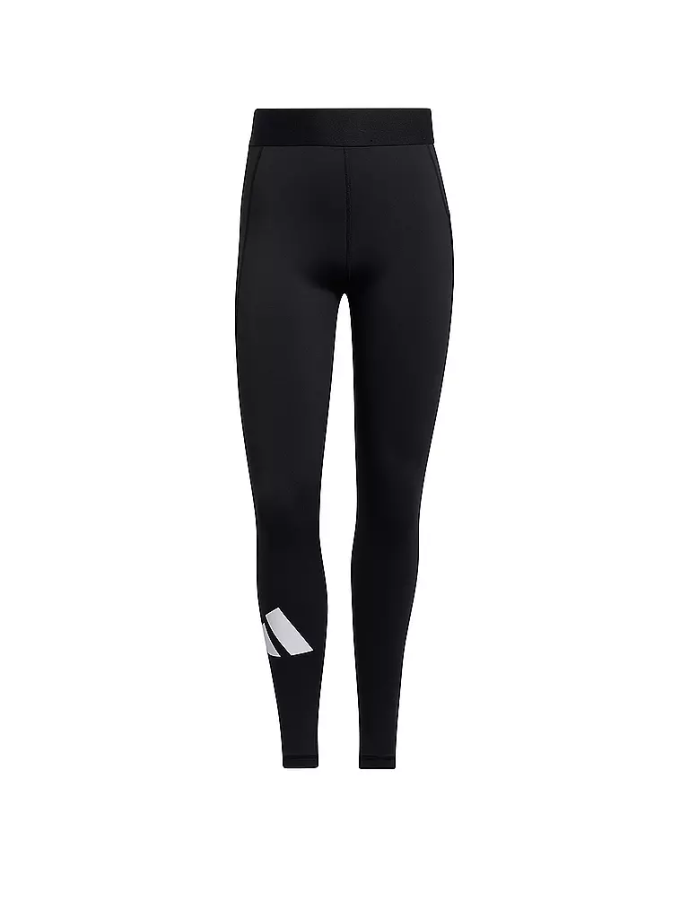 ADIDAS | Damen Fitnesstight Techfit Mid Rise Badge of Sport | schwarz