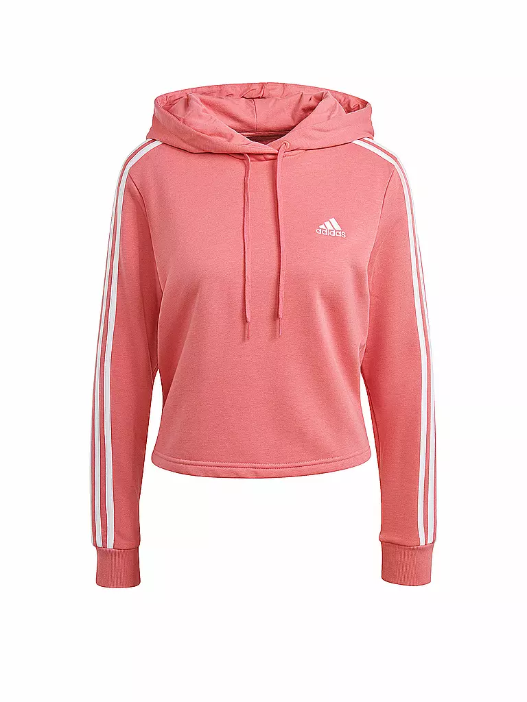 ADIDAS | Damen Hoodie Essentials 3-Streifen | rosa