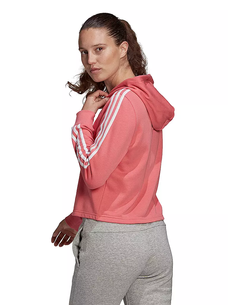 ADIDAS | Damen Hoodie Essentials 3-Streifen | rosa