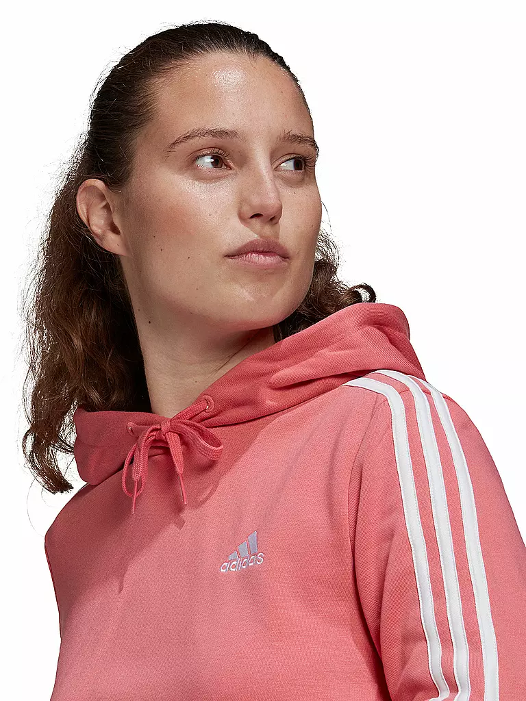 ADIDAS | Damen Hoodie Essentials 3-Streifen | rosa