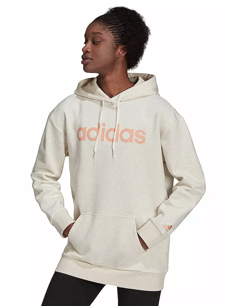 ADIDAS | Damen Hoodie Essentials Oversize Fleece | beige