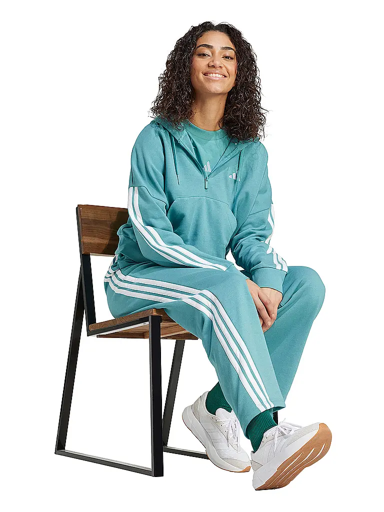 ADIDAS | Damen Hoodie Half Zip 3S | 