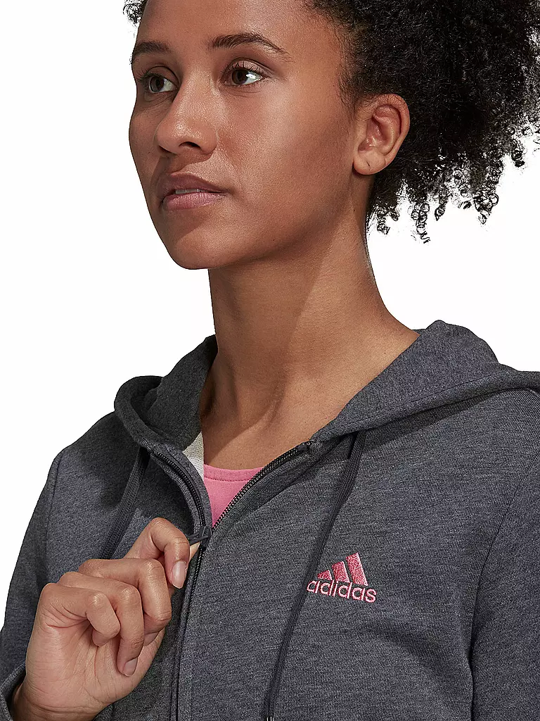 ADIDAS | Damen Kapuzenjacke Essentials Logo | grau