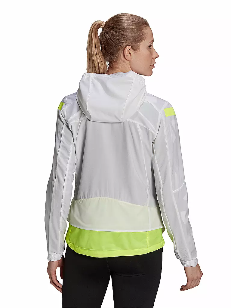 ADIDAS | Damen Laufjacke Marathon Translucent | weiß