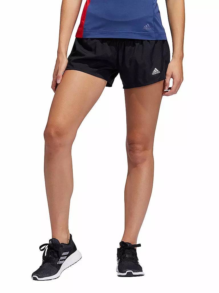 ADIDAS | Damen Laufshort Run It 3-Streifen PB | schwarz