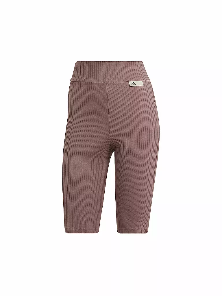 ADIDAS | Damen Radler Studio Lounge Ribbed  | lila