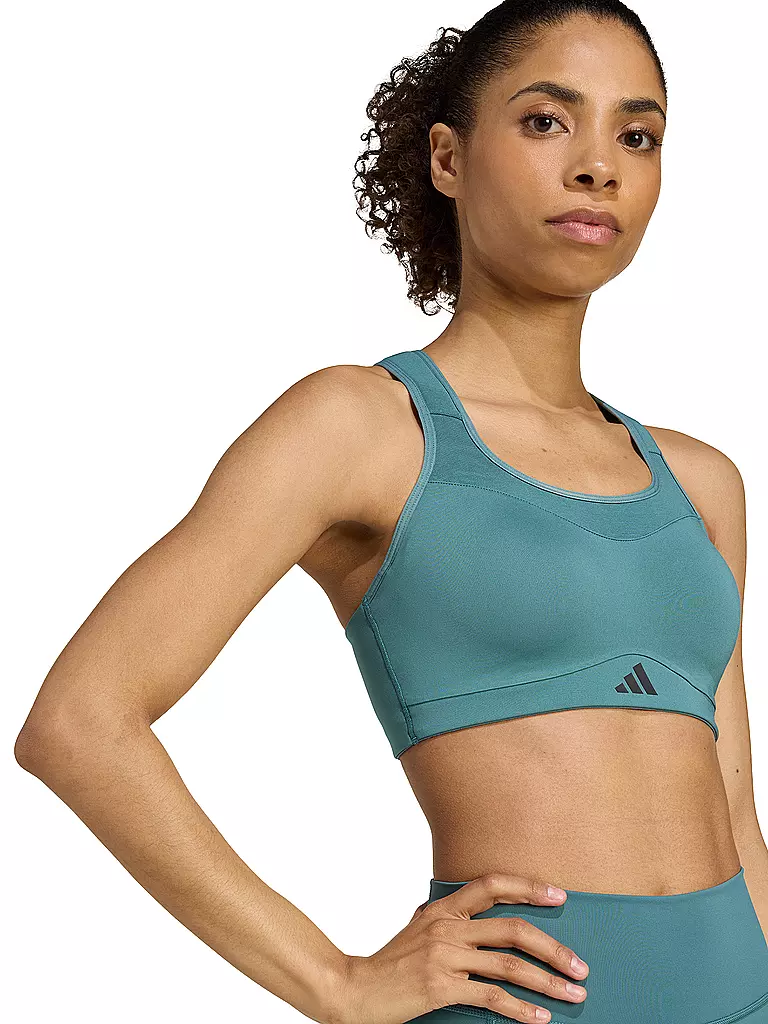ADIDAS | Damen Sport-BH 	TLRD Impact Training High Support | petrol