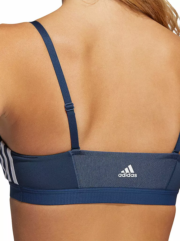 ADIDAS | Damen Sport-BH All me 3-Streifen Low Support | blau