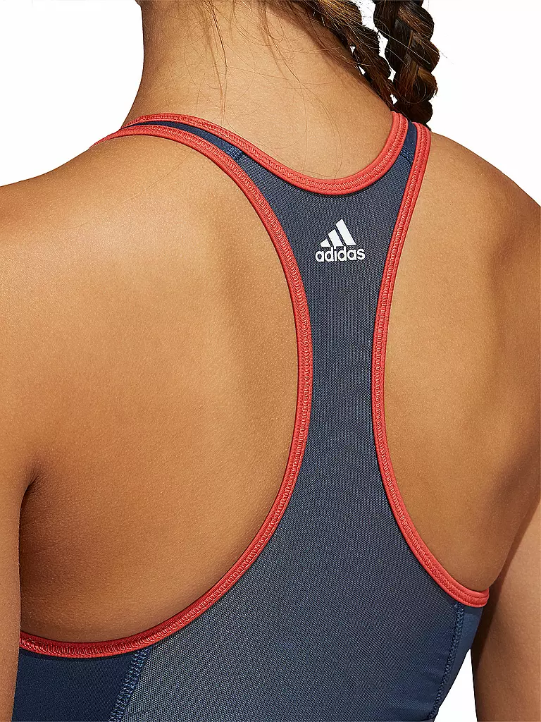 ADIDAS | Damen Sport-BH Don't Rest 3-Streifen Medium Support | blau