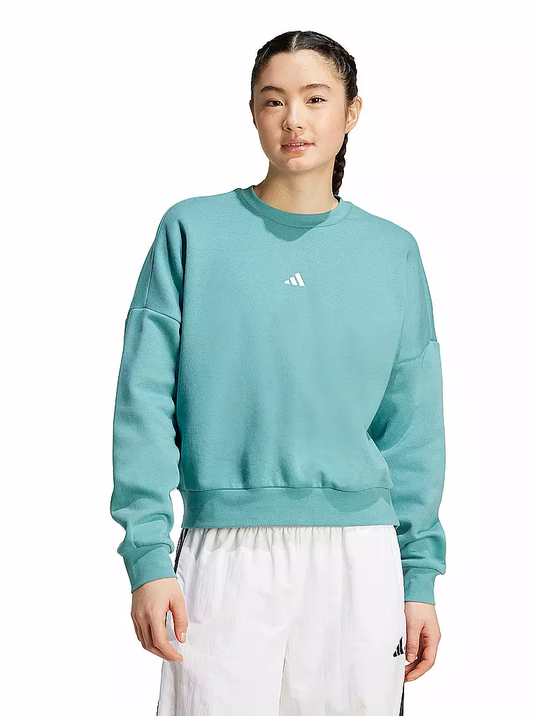 ADIDAS | Damen Sweater Essentials Feelcomfy | petrol