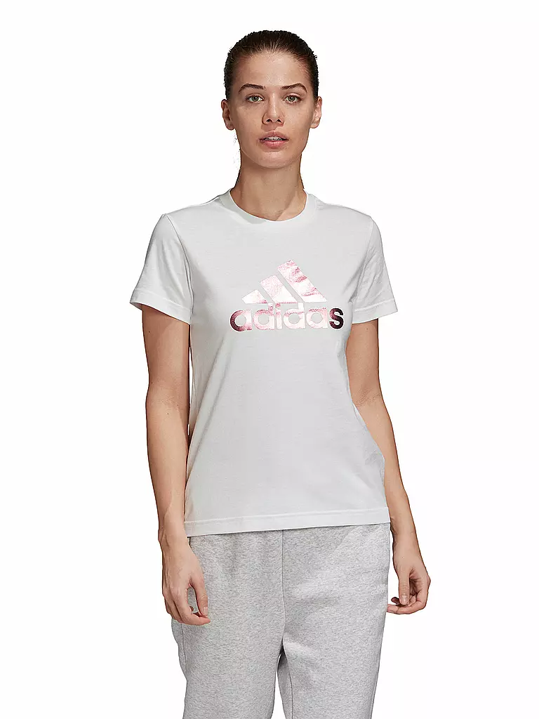 ADIDAS | Damen T-Shirt Athletics Graphic | weiß