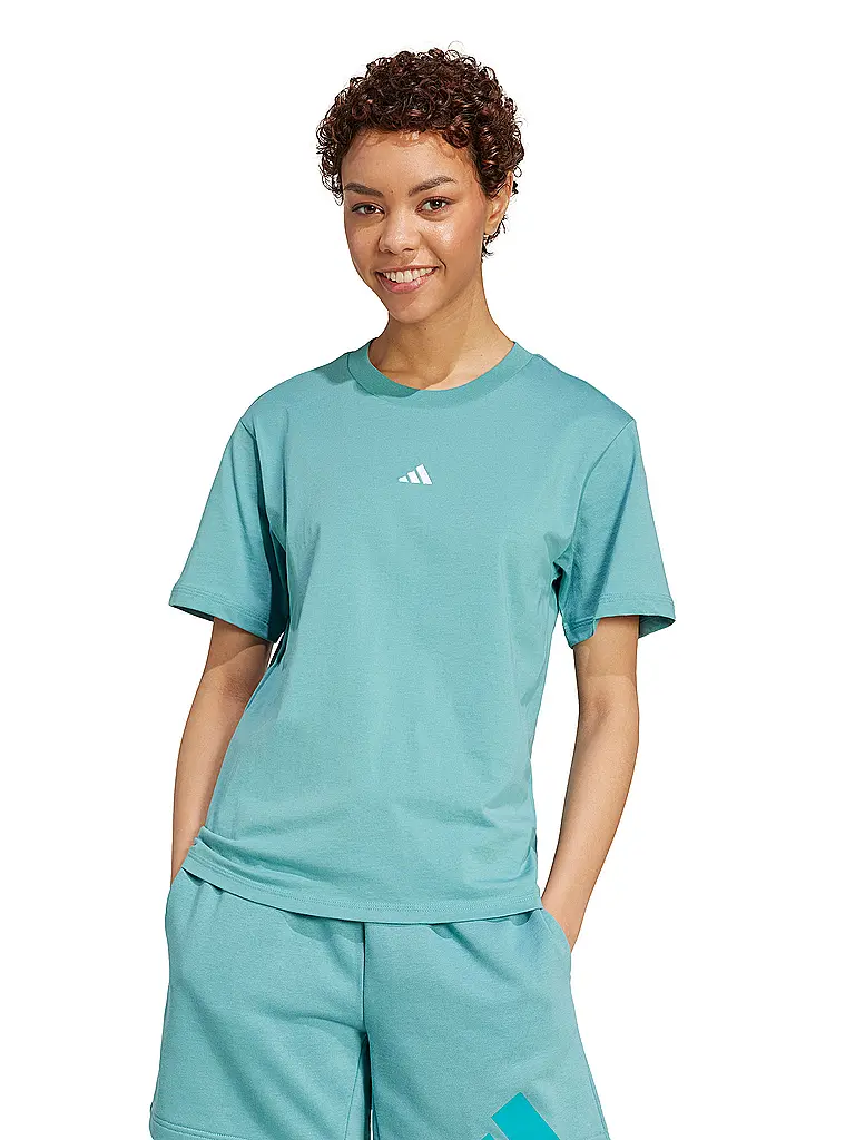 ADIDAS | Damen T-Shirt Essential | petrol