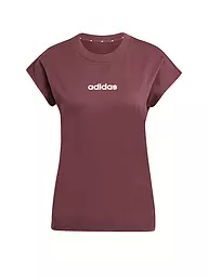 ADIDAS | Damen T-Shirt LIN SJ T | dunkelrot