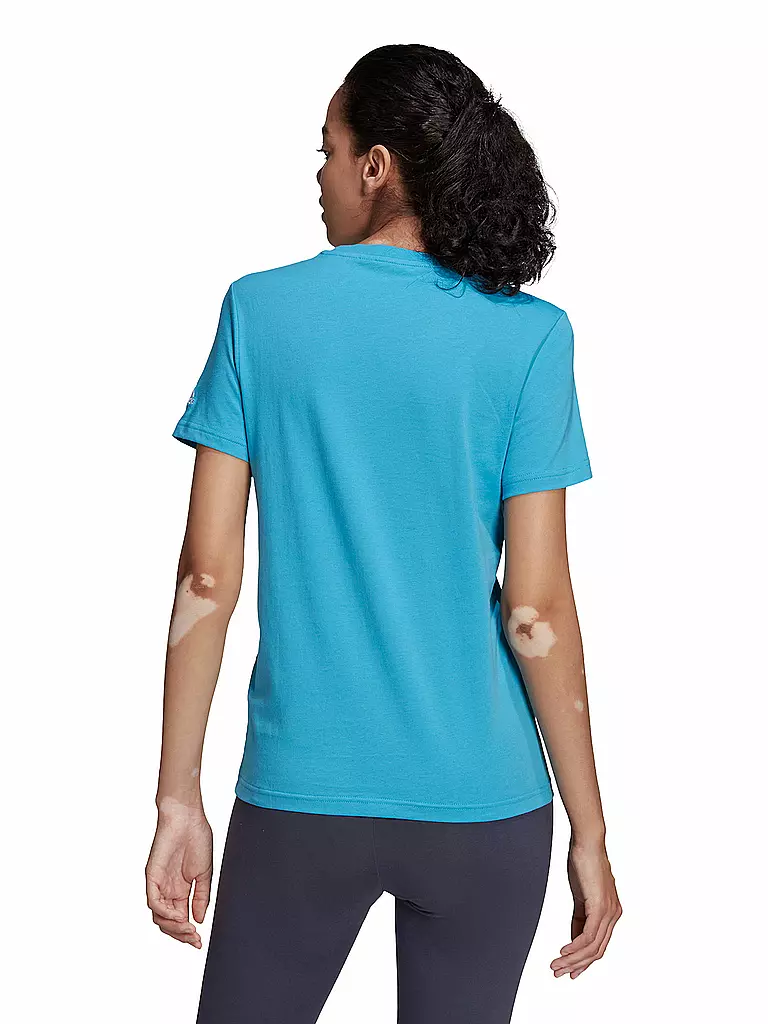 ADIDAS | Damen T-Shirt Logo | blau