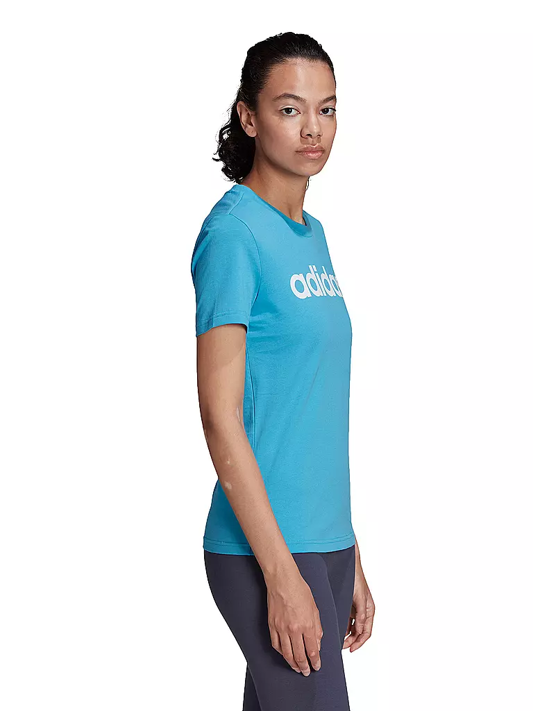 ADIDAS | Damen T-Shirt Logo | blau