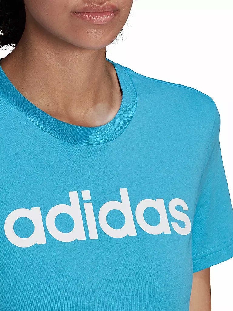 ADIDAS | Damen T-Shirt Logo | blau