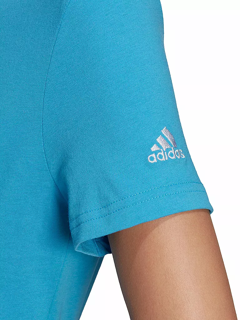 ADIDAS | Damen T-Shirt Logo | blau