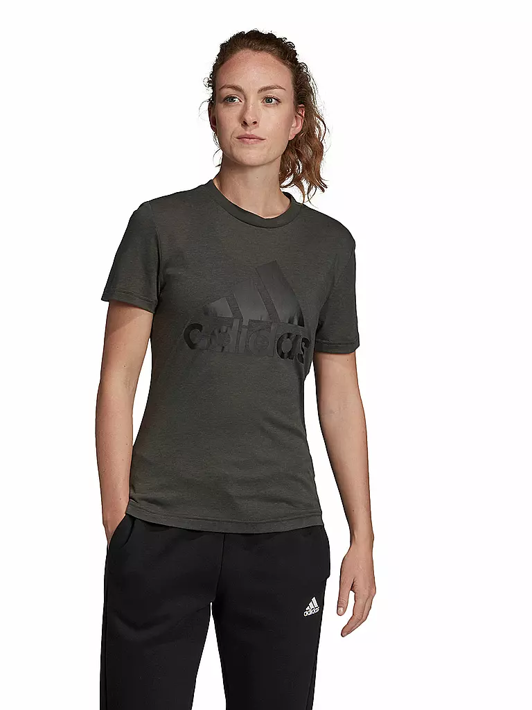 ADIDAS | Damen T-Shirt Must Haves Badge of Sport | olive