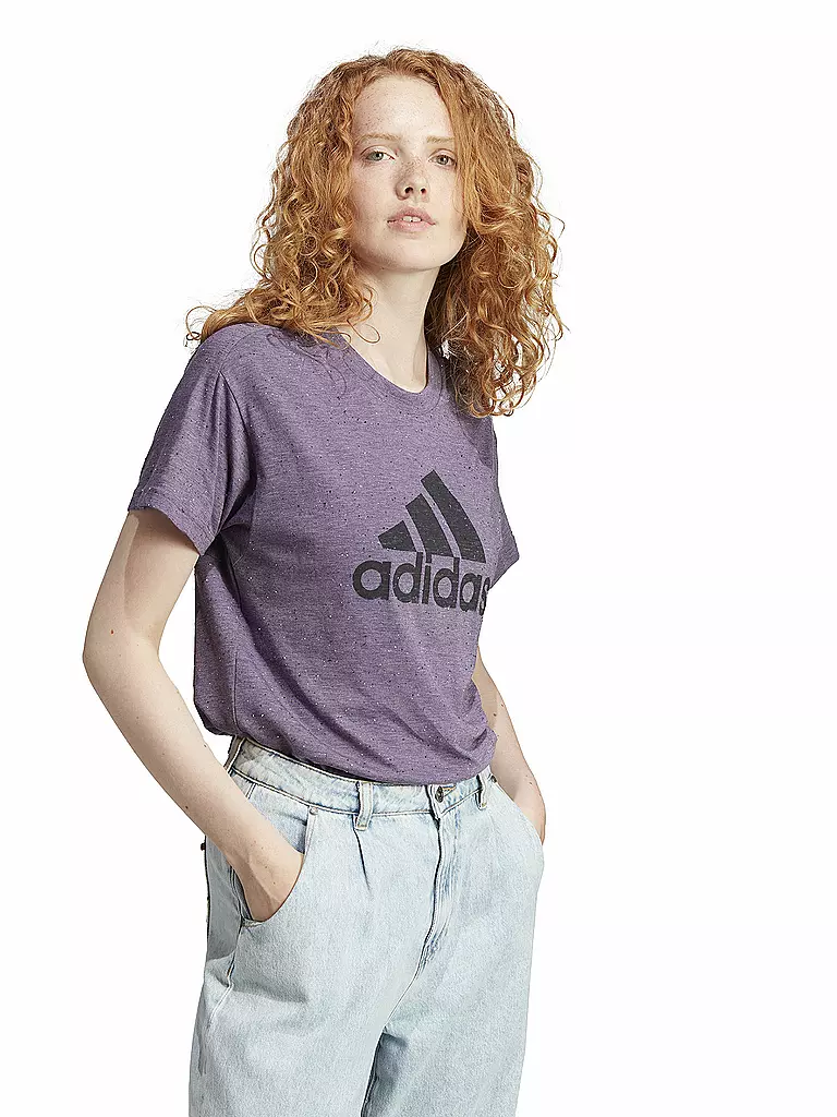 ADIDAS | Damen T-Shirt Sportswear Future Icons Winners 3.0 | lila