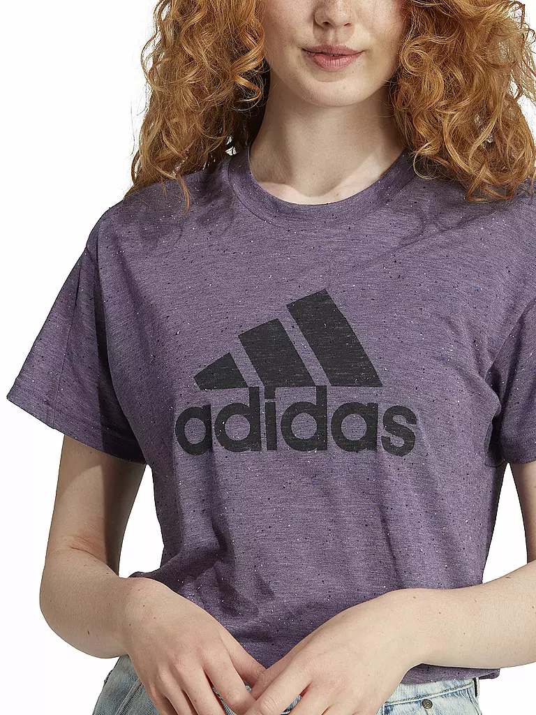 ADIDAS | Damen T-Shirt Sportswear Future Icons Winners 3.0 | lila